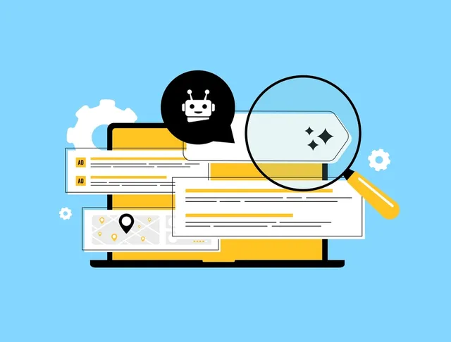 Buscador simulando resultados de google ads