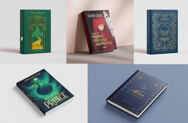 Cubiertas de libro con Pantone - collage