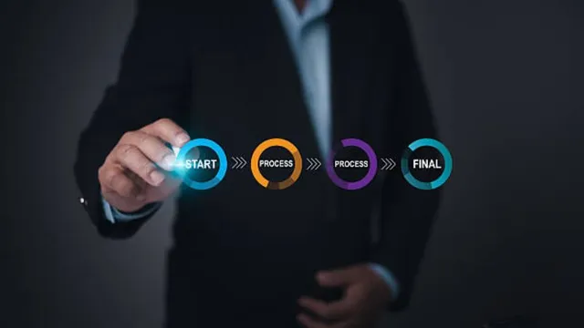 Image showing the life cycle of a project from start to finish.