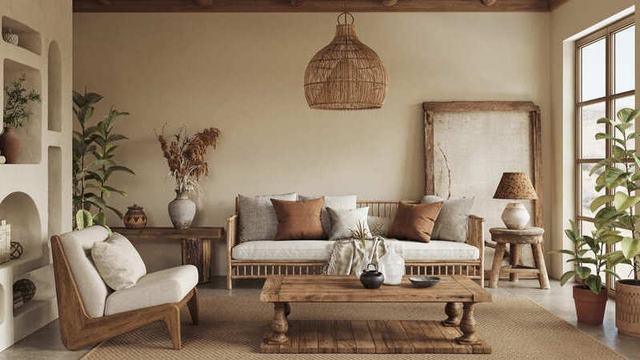 imagen de un sal&oacute;n basado en artesan&iacute;a y moda