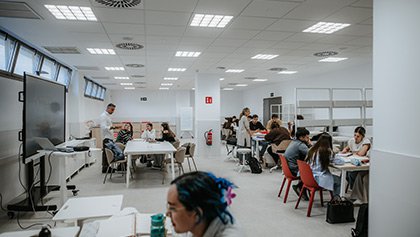 Aula del futuro en Málaga | Universidad Europea de Andalucía