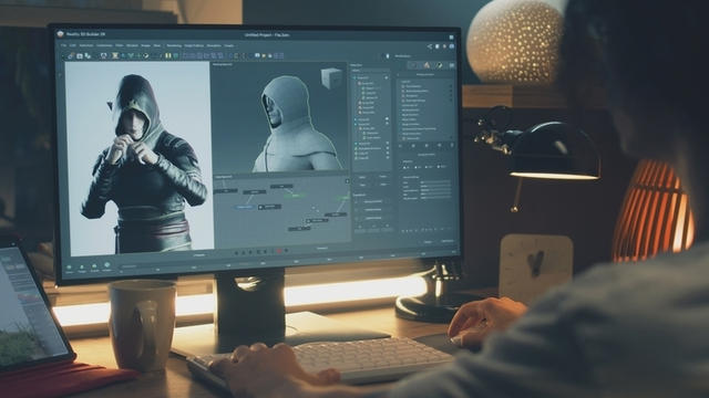 nimaci&oacute;n 3d de un personaje de videojuegos con el programa blender