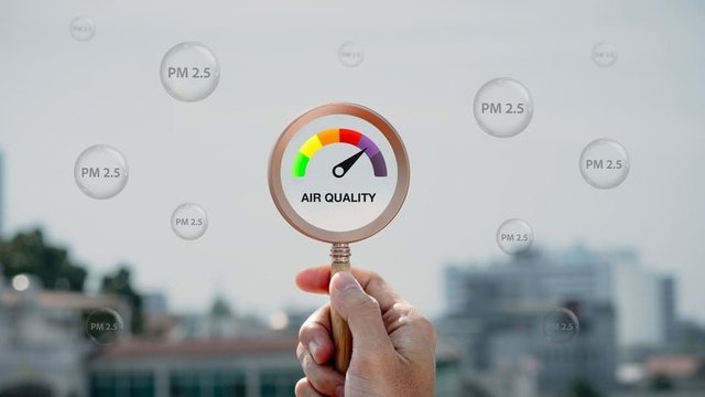 imagen de un índice de calidad del aire