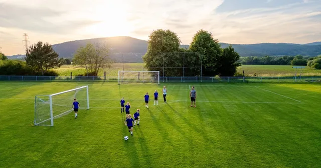 cantera de fútbol