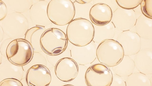 fotografía del colágeno en microscopio