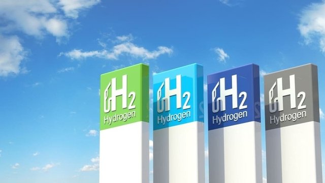 colores del hidrógeno