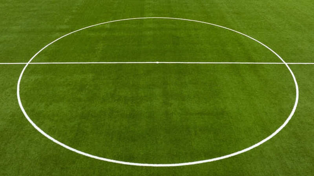 imagen de un campo de fútbol, centro del área