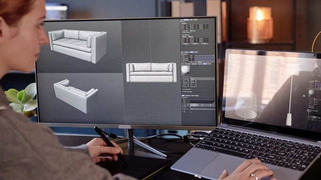 diseñador de muebles trabajando