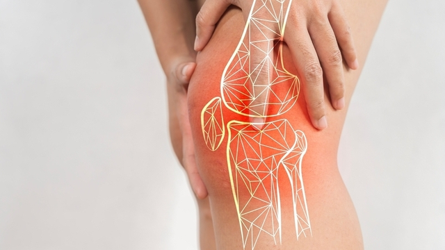 imagen de una rodilla con dolor en la rotula