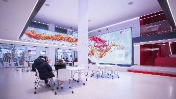 El Atrio, instalaciones de Creative Campus, la escuela de Diseño de la Universidad Europea.