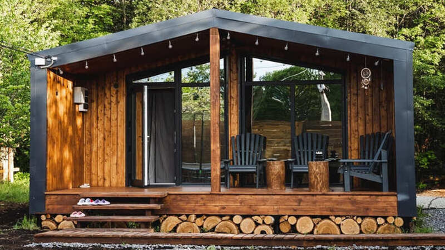estilo r&uacute;stico moderno de una casa
