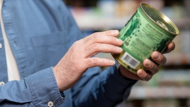 etiqueta nutricional de un alimento