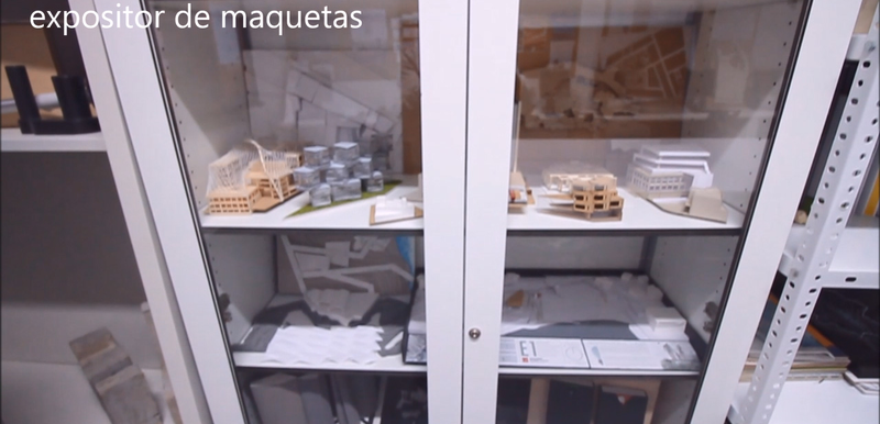 expositor de maquetas AED Canarias