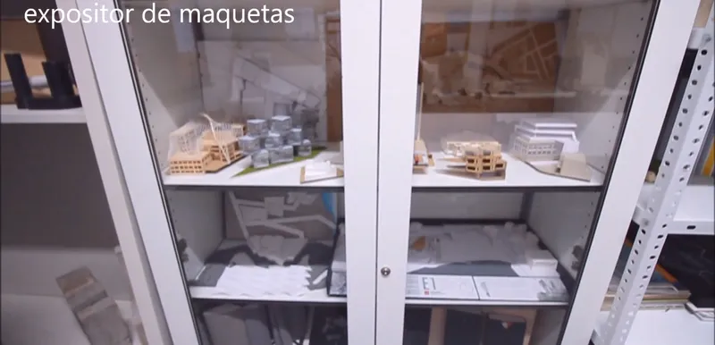 expositor de maquetas AED Canarias