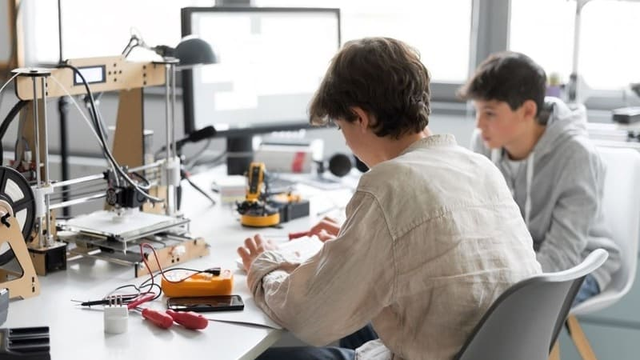 imagen de un espacio fab lab