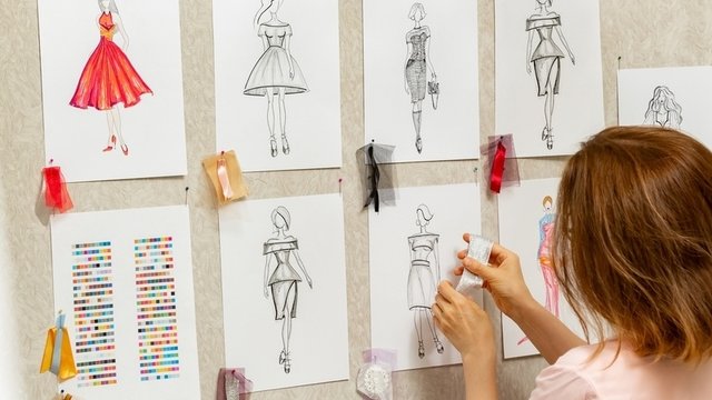 creación de figurines de moda en papel