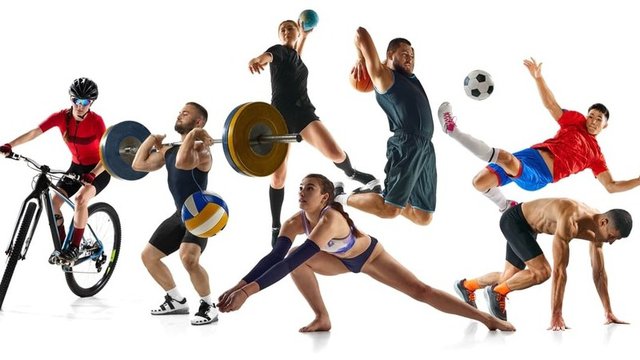 imagen de diferentes deportistas