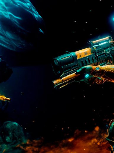 Imagen 3D de un buzo en el océano, en tonos azul y naranja, que resalta el doble grado en ingeniería informática y desarrollo de videojuegos