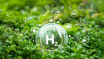 concepto de energ&iacute;a de hidr&oacute;geno limpia