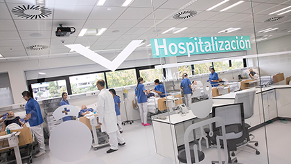 Instalaciones Hospital Simulado Universidad Europea de Madrid