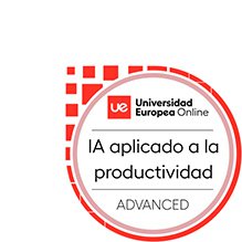 Insignia de IA aplicada a la productividad