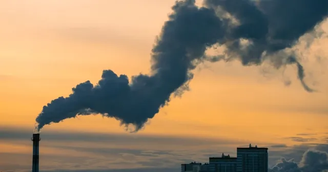 fotografía del impacto ambiental que genera una empresa cuando produce