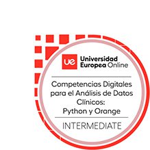 Insignia Competencias Digitales para el Análisis de Datos Clínicos: Python y Orange