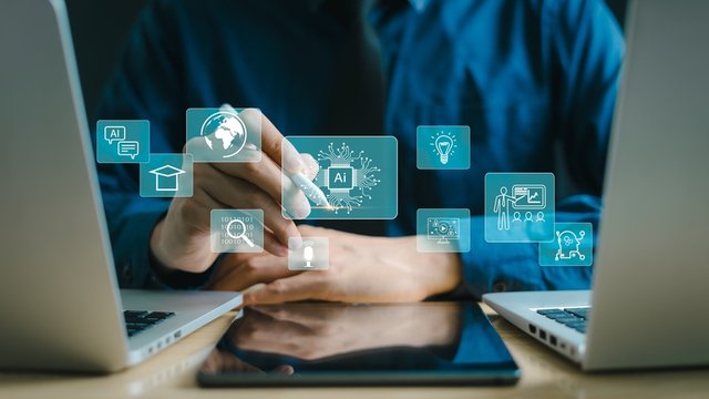 tecnología IA aplicada al ámbito de la educación superior o universidades