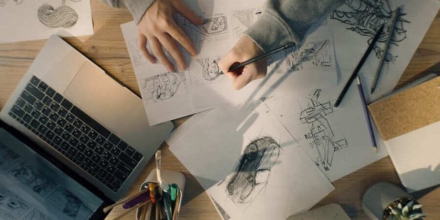 layout en animación