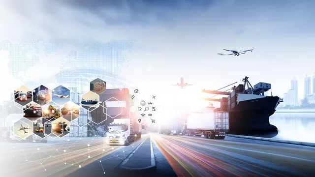 concepto de logística y transporte