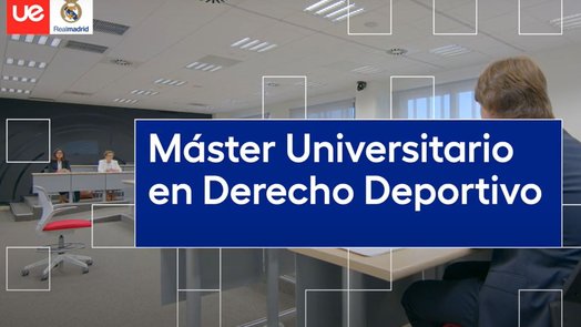 Portada de vídeo del Máster Universitario en Derecho Deportivo