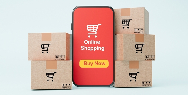 imagen de una pantalla de m&oacute;vil con una tienda online