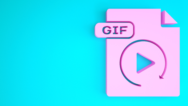 imagen digital de un archivo gif sobre fondo azul
