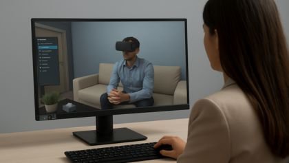 Realidad virtual en el Máster en Psicología General Sanitaria de la Universidad Europea.