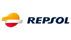 Logo de Repsol, empresa colaboradora de la Universidad Europea