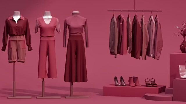 imagen de ropa diseñada en 3 dimensiones