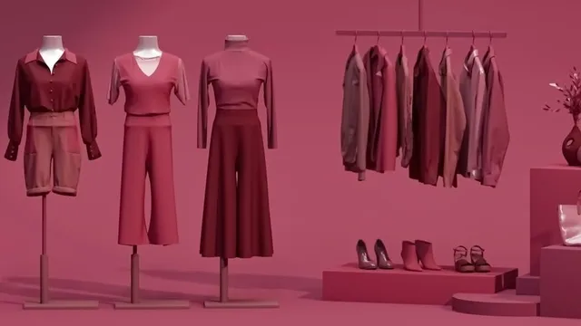 imagen de ropa diseñada en 3 dimensiones