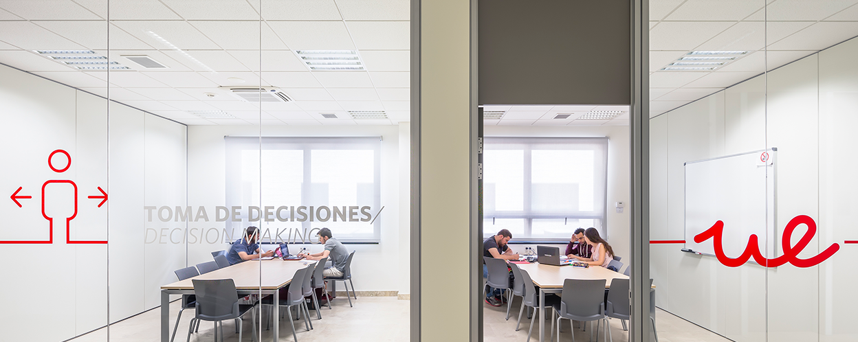 Sala de trabajo para estudiantes Unviersidad Europea de Madrid