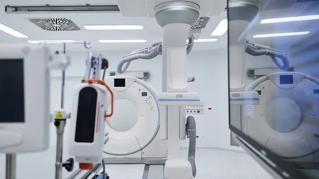 Equipos m&eacute;dicos avanzados de diagn&oacute;stico por im&aacute;genes en un entorno hospitalario moderno para un diagn&oacute;stico preciso