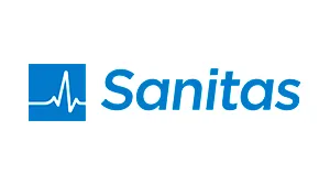 Logo de Sanitas, empresa colaboradora de la Universidad Europea