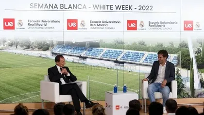 Raúl clausura la Semana Blanca de la Escuela Universitaria Real Madrid  Universidad Europea