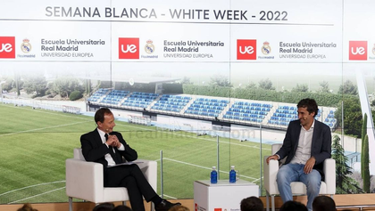 Ra&uacute;l clausura la Semana Blanca de la Escuela Universitaria Real Madrid  Universidad Europea