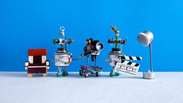 piezas de una película de animación