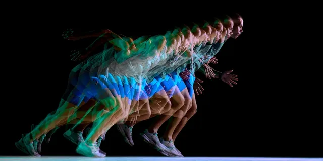 persona corriendo, simbolizando el deporte