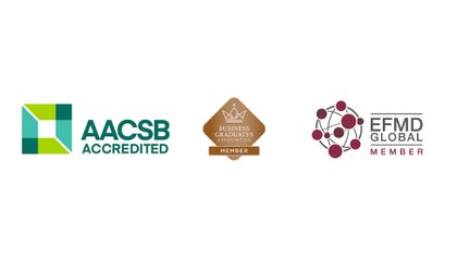 Triple Corona: membresía en BGA, EFMD y AACSB