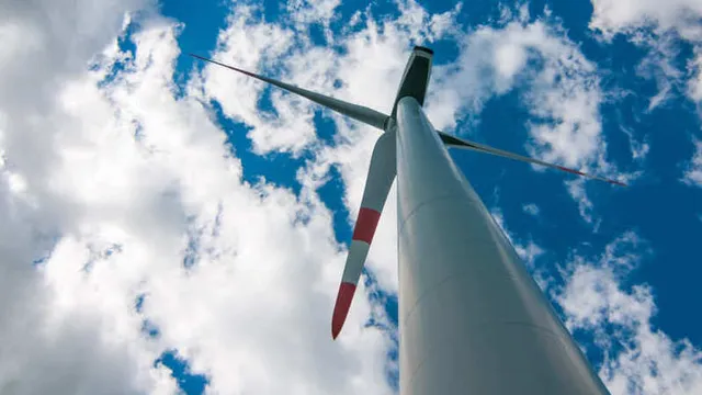 fotografía de una turbina eólica