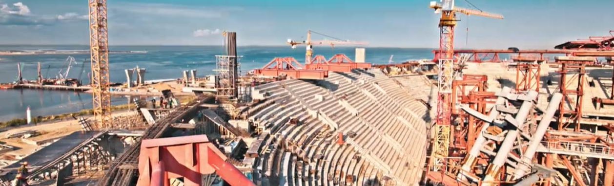 Obras de una construcción